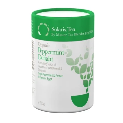 Abbildung von Solaris Tea Bio Tee Pfefferminz Mischung Peppermint Delight, 1er Pack (1 x 50 g)