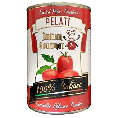 Abbildung von 6x Zuegg Prugne Marmelade Backpflaumen Konfitüre Brotaufstriche Italien 320 g + Italian Gourmet 100% italienische geschälte Tomaten dosen 2x 400g