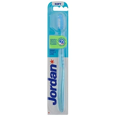 Abbildung von Jordan Zielzahnbürste Zahnbürste Soft, 2 Stück (Farbe kann variieren)
