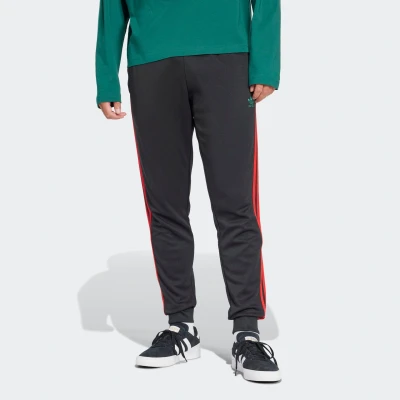 Abbildung von adidas Originals Jogginghose, Herren, Größe: Large, Black/better scarlet