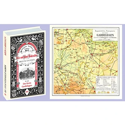 Abbildung von Bau und Kunstdenkmäler des Kreises GARDELEGEN 1897. Buch Karte: [20. Heft von 33] Beschreibende Darstellung der älteren Provinz Sachsen angrenzenden Gebiete