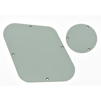 Abbildung von kaish Elfenbeinfarben 3 lagig LP hinten Steuerung Platte Switch Plate Schachtabdeckung für Epiphone Les Paul