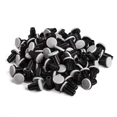 Abbildung von SO TECH® Möbelbeschlag 100 x Türpuffer Möbelpuffer Ø 8 mm für Bohrloch 5 (100 St)