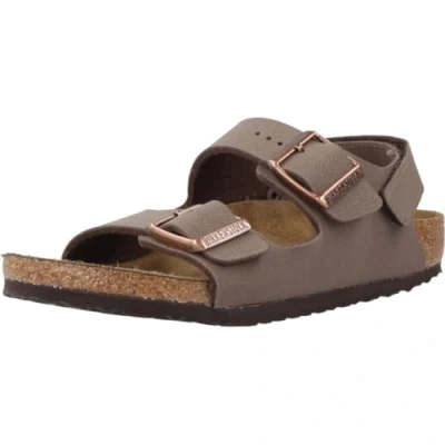 Abbildung von Birkenstock Milano Unisex Riemensandalette für Kinder, Größe: 26, Mocca Schuhe