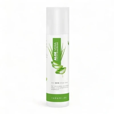 Abbildung von Aloe Vera Creme Haarkur Bio AloeVera für trockenes Haar und empfindliche Kopfhaut 250 ml