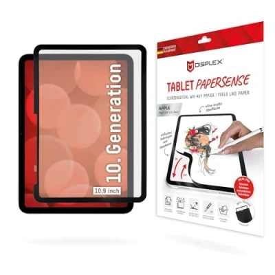 Abbildung von Apple iPad 10.9 (2022) Schutzfolie Displex Papersense Screenprotector Screen Protector für das (10 Zoll) Transparent