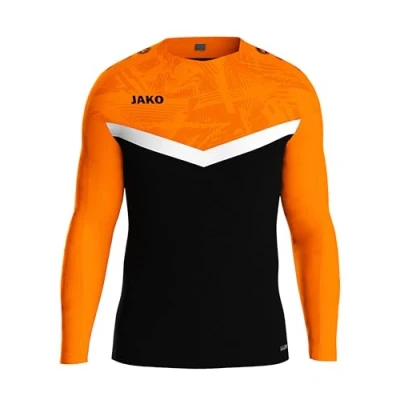 Abbildung von JAKO ICONIC Sweatshirt Herren und Damen Atmungsaktiver Unisex Sport Pullover mit wärmender Fleece Innenseite, Maximale Bewegungsfreiheit