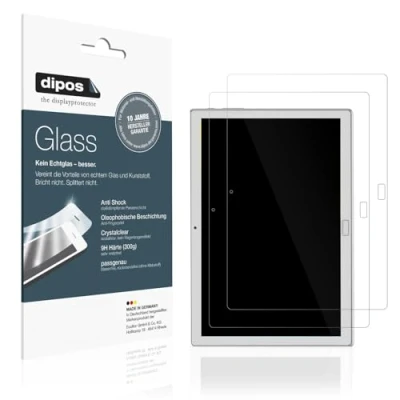 Abbildung von dipos I 2x Displayschutz 9H klar kompatibel mit Feonal 110 Schutzfolie Anti Shock Folie