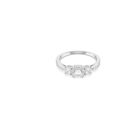 Abbildung von Swarovski Damen Damenring Metall 17 Kristall 52 Silber 32023789