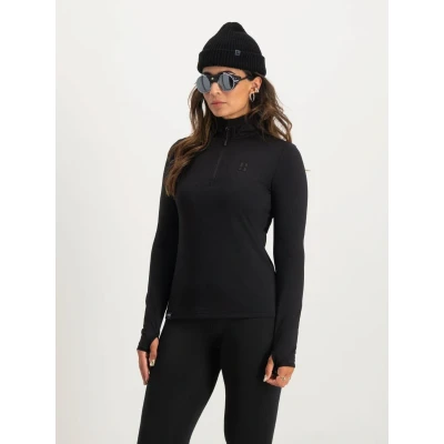 Abbildung von Four Seasons Midlayer Pullover für Damen. leicht. Schwarz