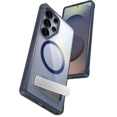 Abbildung von JIC Strong Magnetic &amp; Stand for Samsung Galaxy S25 Ultra Case [Never Yellowing] [Built in Magnets Magsafe Accessories] Adjustable Kickstand] Blue