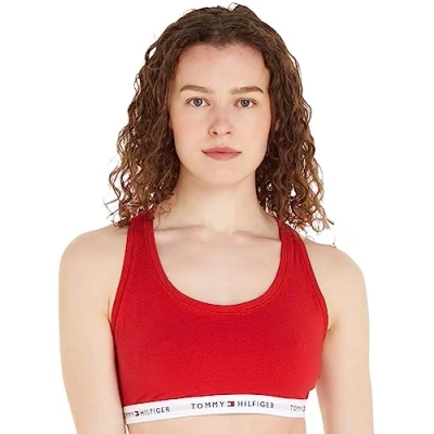 Abbildung von Tommy Hilfiger Underwear Sport Bustier, mit TH Schriftzügen auf dem Unterbrustband