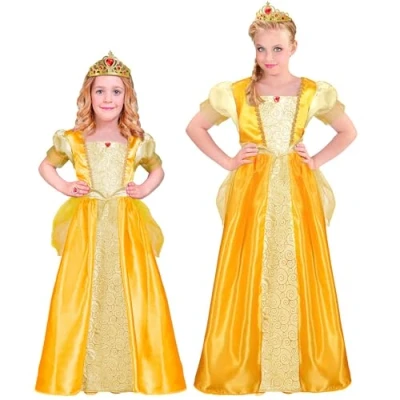 Abbildung von W WIDMANN MILANO Party Fashion Kinderkostüm Prinzessin, Kleid und Tiara, Königin, Märchen, Faschingskostüm