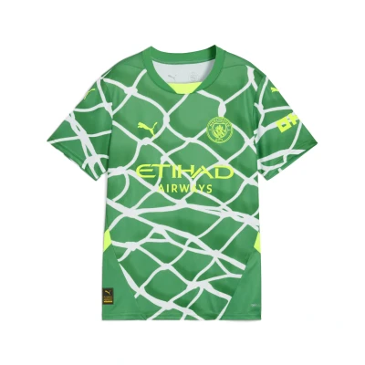 Abbildung von Puma Manchester City 24/25 Torwarttrikot Teenager Für Kinder Grassy Green/Yellow Alert Größe: 13 14Y