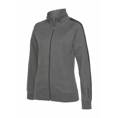 Abbildung von Bench Sweatjacke anthrazitmeliertschwarz, Damen, Größe: 44/46, Anthrazit meliert schwarz
