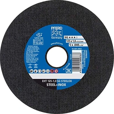 Abbildung von PFERD SG STEELOX 61341112 Trennscheibe, Winkelschleifer 125mm 1mm 122001/min