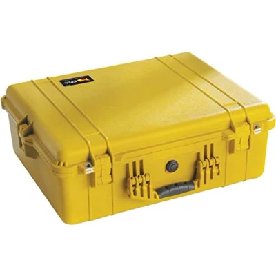 Abbildung von PELI 1600 Behälter für den Transport Teurer Ausrüstung, IP67 Wasser und Staubdicht, 46L Volumen, Ohne Schaum, Gelb