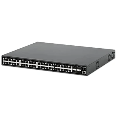 Abbildung von INTELLINET 54 P PoE+ Managed Switch 6x10GbE 450W