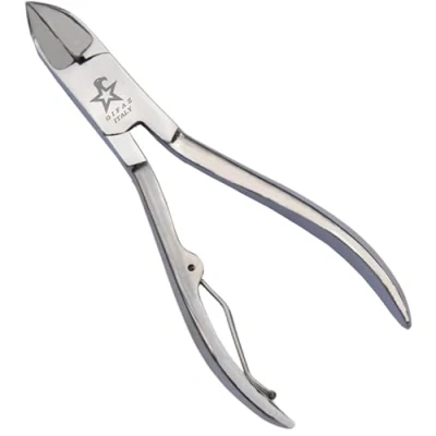 Abbildung von Gifaz Nagelknipser aus Edelstahl, hergestellt in Italien: Professioneller für Maniküre und Pediküre, Länge 10 cm