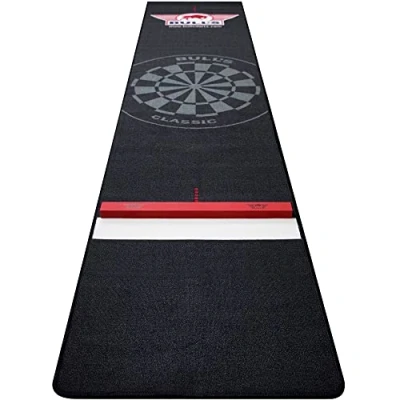 Abbildung von Bull&#039;s Carpet Dartmat Black + Oche 300x95 cm