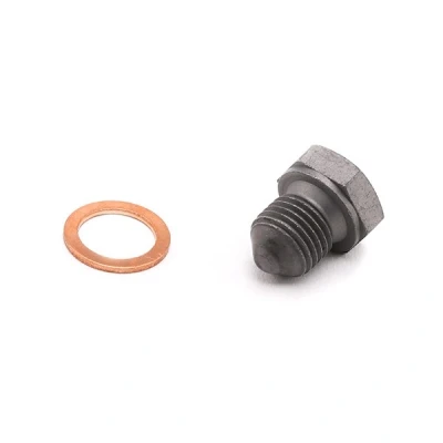 Abbildung von FEBI BILSTEIN 12281 Ölablaßschraube Stahl 19 mit Dichtring VOLKSWAGEN: GOLF 3 Cabrio, 3, Passat B5 Variant, AUDI: 80 B4 Limousine, Coupe B2