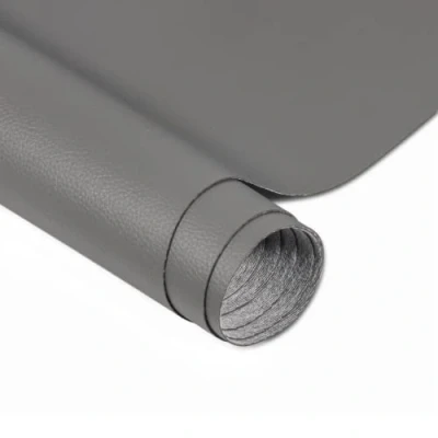 Abbildung von Kunstleder Selbstklebend Leder Reparatur Patch, Lederflicken Selbstklebende PU Lederreparaturband für Sofas, Autositze, Möbel und Renovierung, Grau