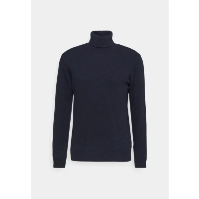 Abbildung von Casual Friday KARL ROLL NECK Bounty Strickpullover, Herren, Größe: 3XL, Navy blazer