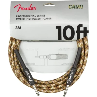 Abbildung von Fender Professional Series Braun Gelb 3 m Gerade Klinke
