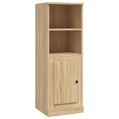 Abbildung von vidaXL Highboard Sonoma Eiche 36x35,5x103,5 cm Holzwerkstoff (1 St)