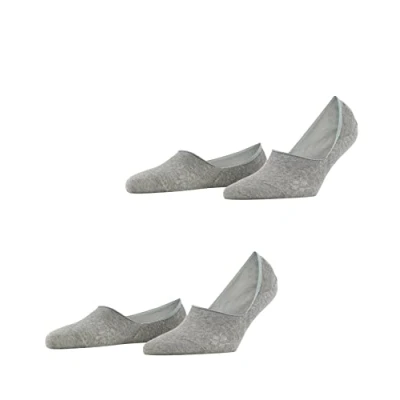 Abbildung von Burlington Everyday 2PACK Hidden IN SHOE Füßlinge, Damen, Größe: 35/36, Light grey