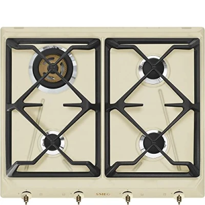 Abbildung von SMEG SRV864POGH Gaskochplatte, creme
