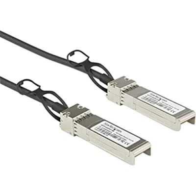Abbildung von StarTech.com SFP+ Kabel (3 m, 10 GbE, Dell EMC DAC SFP 10G 2M kompatibles Kabel, Passives Kupfer Mini GBIC)