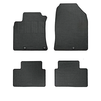 Abbildung von AutoStyle CK RHY01 Fußmattensatz Vollgummi vorne und hinten 4 schwarz