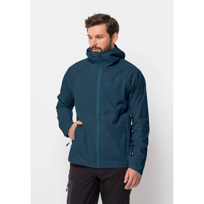 Abbildung von Jack Wolfskin Emberberg 3L Softshelljacke, Herren, Größe: Large, Dark sea