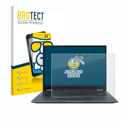 Abbildung von BROTECT Entspiegelungs Schutzglas für ASUS Vivobook S 14 Flip TP3402 Schutz Folie Panzerfolie Glas Matt [Extrem Kratzfest 9H, Anti Reflex]