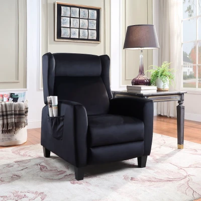 Abbildung von ATLANTIC home collection TV Sessel, klassischer Ohrensessel mit Relaxfunktion und praktischer Seitentasche