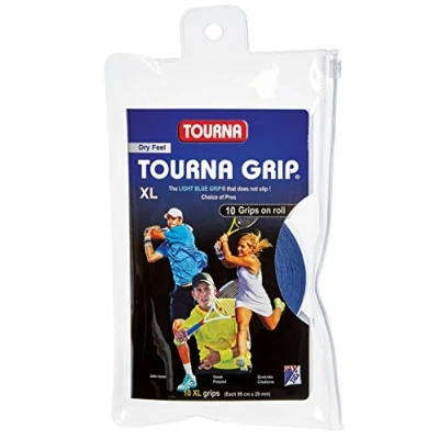 Abbildung von Tourna Unisex Erwachsene Grip 10er XL, blau, One Size