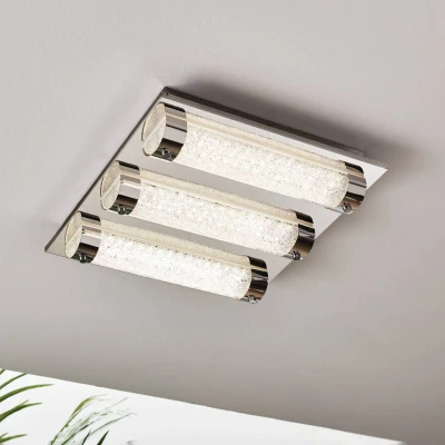 Abbildung von Eglo 97056 Wandleuchte Deckenleuchte Badezimmerlampe TOLORICO L: 35cm in klar