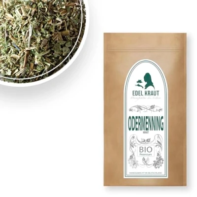 Abbildung von Odermennig TEE Bio 250g EDEL KRAUT PREMIUM KRÄUTER Odermennigkraut geschnitten 100% Naturrrein ohne jegliche Zusätze