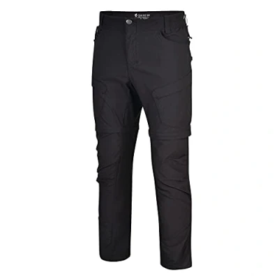 Abbildung von Dare 2b Herren Tuned in II Wasserabweisende Mehrfach Taschen Zip Off Wanderhose Regular Length Hose XXL Schwarz