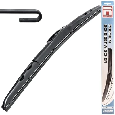 Abbildung von HYBRID Front Scheibenwischer FLEX AERO kompatibel für Mercedes E Klasse Typ W210 BJ 1995 2002 600mm Premium Qualität Wischerblatt RECAMBO