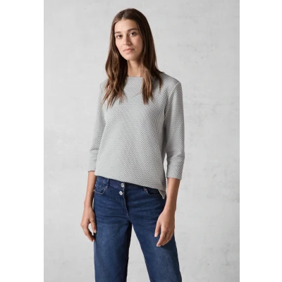 Abbildung von Cecil 3/4 Arm Shirt mit U Boot Ausschnitt