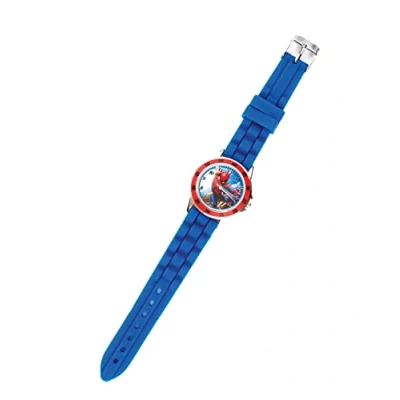Abbildung von Disney Jewelry Spiderman TIME Teacher Uhr für Kinder, Größe: One Size, Blue