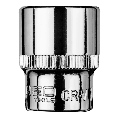 Abbildung von NEO TOOLS 08 177 Steckschlüsseleinsatz 3/8 17 mm Chrom Vanadium Stahl Sechskant