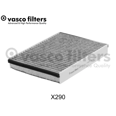 Abbildung von DAVID VASCO X290 Innenraumfilter Aktivkohlefilter 261 202 36 FORD: KUGA 2, FOCUS 3 Turnier, 3, VOLVO: V40 Schrägheck, Kasten / Schrägheck
