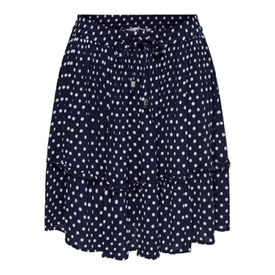 Abbildung von ONLY Onlibiza LIFE Alinienrock, Damen, Größe: XXL, Night sky/ibiza white