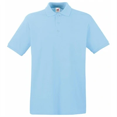 Abbildung von Fruit of the Loom Herren Poloshirt Himmelblau L