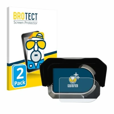 Abbildung von BROTECT Entspiegelungs Schutzfolie für Kymco CV3 (2 Stück) Matte Displayschutz Folie, Anti Reflex, Fingerprint