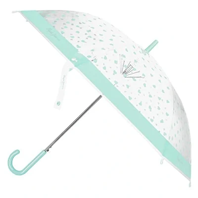Abbildung von Pepe Jeans Evelin Regenschirm, blau, Polyester mit Aluminium Stock, Regenschirm