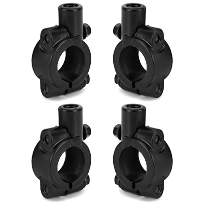 Abbildung von QWORK 4 Stücke 22mm Spiegel Halterung Motorrad, Motorrad Halter, 10mm Halterung, für Fahrrad Dirt Bike ATV